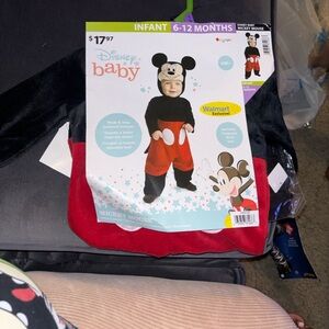 Disney Baby Mickey Mouse Costume in Black and Red